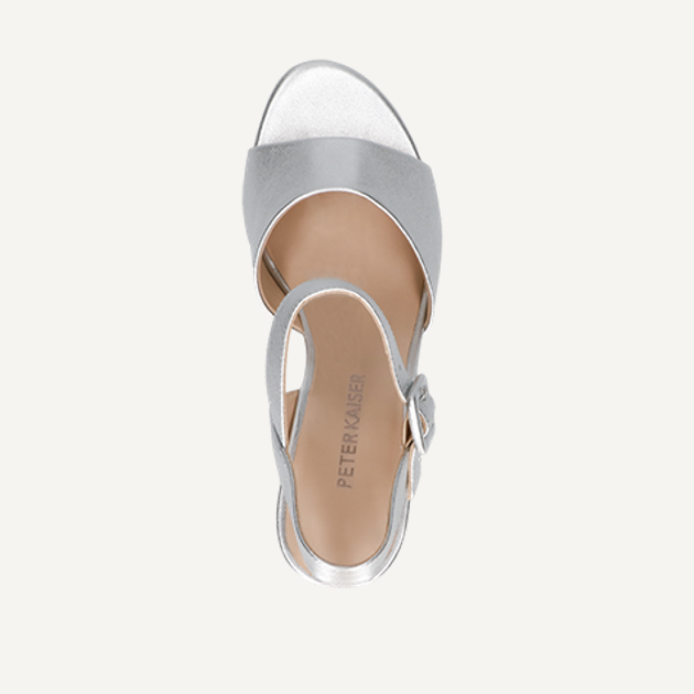 Peter Kaiser 78342 941 sandals in silver