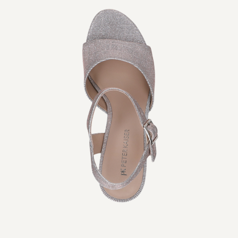 Peter Kaiser 78343 910 sandals in metallic
