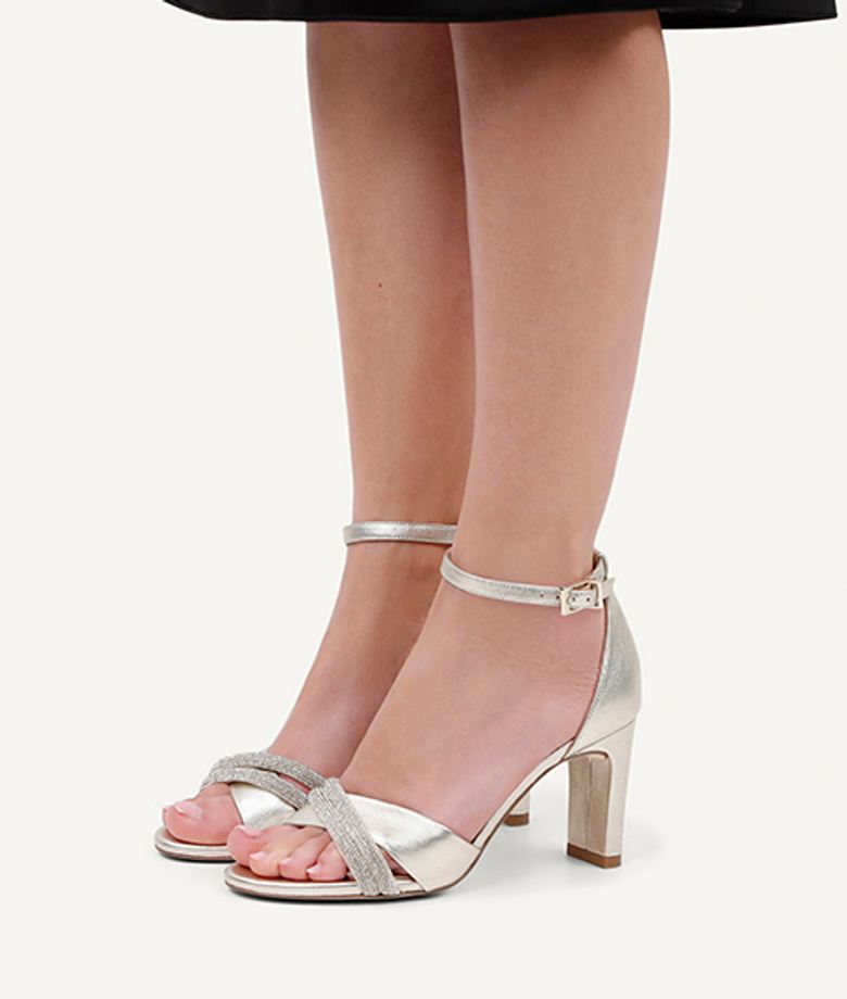Peter Kaiser 78344 941 sandals in silver