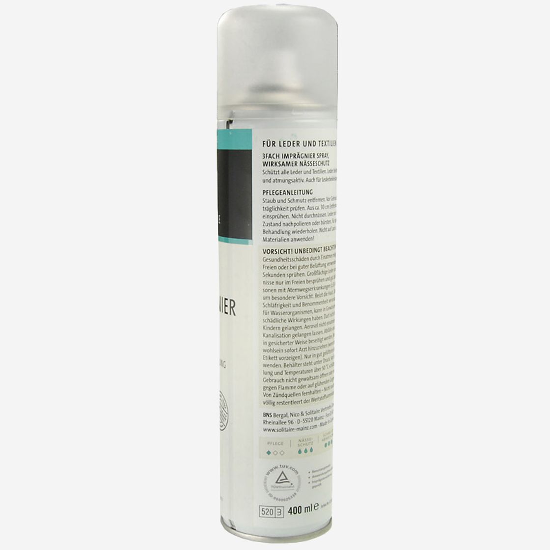 Solitaire Waterproofing Spray - Neutral - Front View