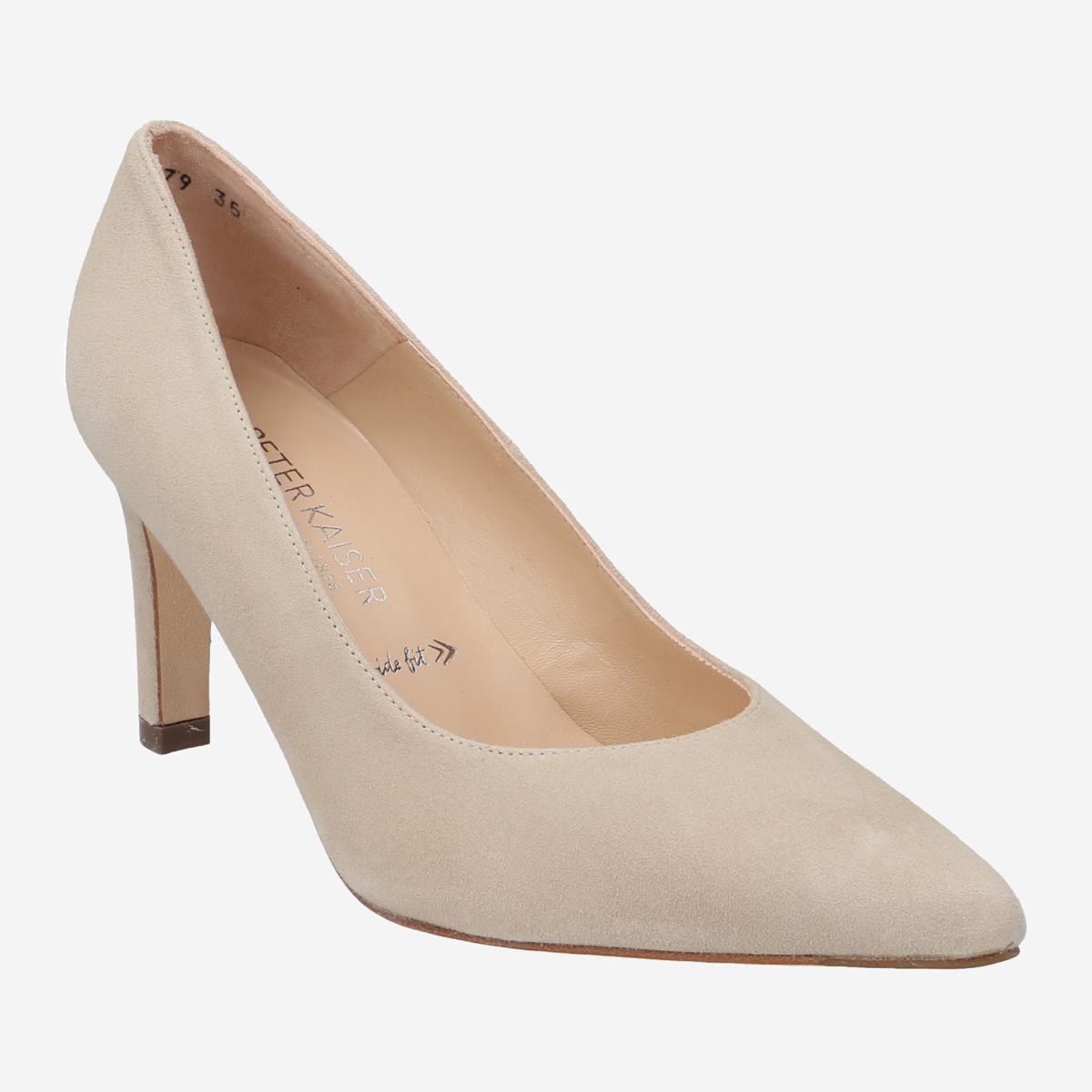 Suede hot sale pumps beige